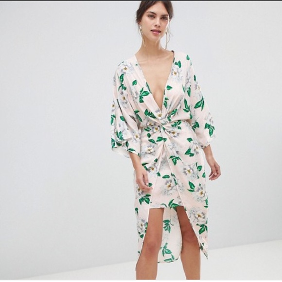 asos satin kimono